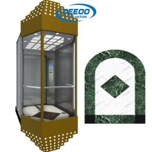 Экономичный панорамный пассажирский Лифт со стеклянной стеной
